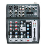 Venetian Fx8b Consola Audio 6 Canales Usb Mp3 Dj Xenyx Mixer