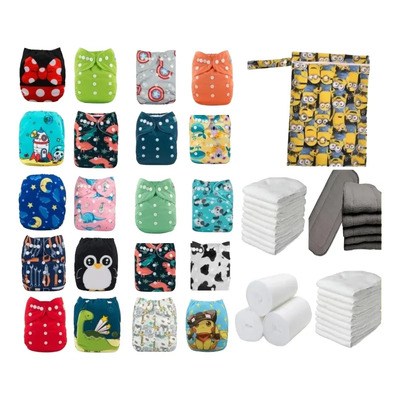 20 Pañales Alvababy Ecológicos + Complementos | Meses sin interés