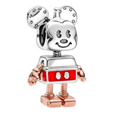 Charm Plata 925 - Modelo Mickey Robot