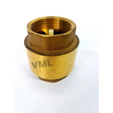 Valvula De Retencion De Agua De Bronce 1 1/4 Pulgada Hembra