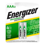 Pilas Baterias Recargables Energizer Aaa X 2 - 700 Mah