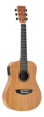 Violão Acústico Strinberg Forest Eletrico Fs2b Para Destros Mahogany Satin Acetinado Fosco