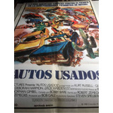 Poster  Autos Usados  Kurt Russell  Año 1980