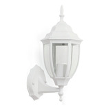 Farol Decorativo Español Blanco Exterior Luminario Pared