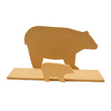 Estante 30 Cm. Oso Madera Niños Decoración Dormitorio Mdf