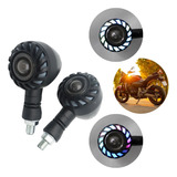 Faros Intermitentes Para Moto Luces Direccionales Led  