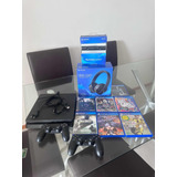 Playstation 4 Slim 1tb + 2 Controles + Ps Camera + Ps Headset