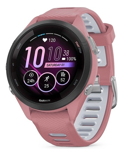Smartwatch Forerunner 265s Musica Reloj Garmin Tactil Amoled Color Del Bisel Rosa