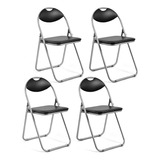 ~? Giantex 4-pack Folding Chairs Set - Sillas De Sala De Esp