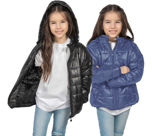 Campera Abrigo Inflable Puffer Juvenil Hombre/mujer-presente