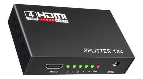 Splitter Hdmi 1x4 Full Hd 4k Y 2k Uhd Clonar Pantallas 