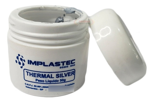 Pasta Térmica Prata Thermal Silver Implastec 50g