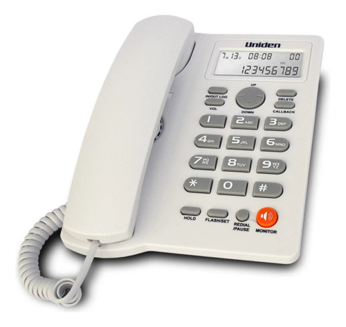 Telefono De Mesa Con Cable E Identificador Uniden As7413