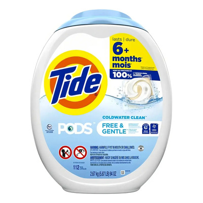 Detergente para ropa líquido en pods Tide Pods Free and gentle | Envío gratis