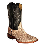 Bota Bivora Python Genuino Rodeo Texana Bulldog Goodyearwelt