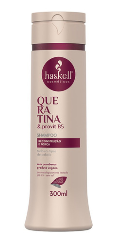 Shampoo Queratina 300ml Haskell