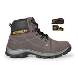 Bota Masculina Caterpillar Confort Trilha Trabalho + Brindes