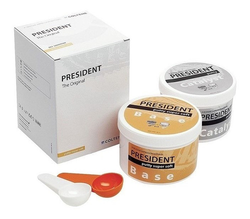 Silicona Por Adición President Putty Super Soft X 600ml