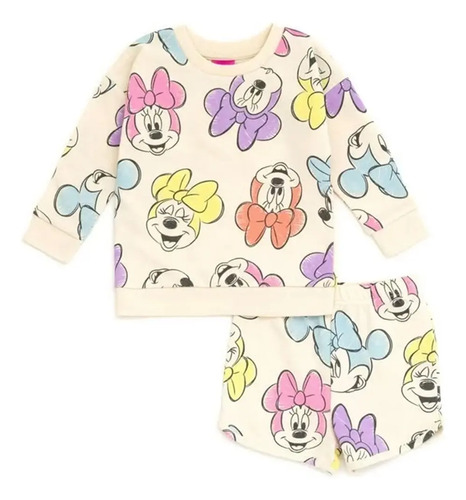 Conjunto Disney Minnie Mouse 2 Piezas Bebé Multicolor Origin