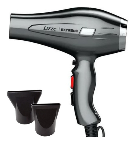 Secador De Cabelo Profissional Lizze Extreme Cinza 2400w