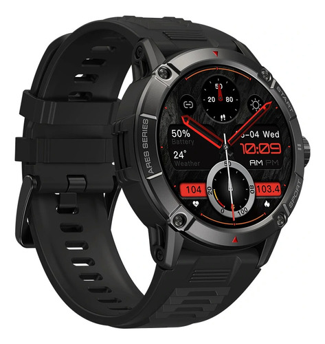 Reloj Inteligente Zeblaze Ares 3 Voice Calling 1.52 Con Pantalla Ip, Color De La Carcasa: Negro