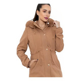 Parka Feminina Jaqueta Casaco Inverno Sobretudo Feminino