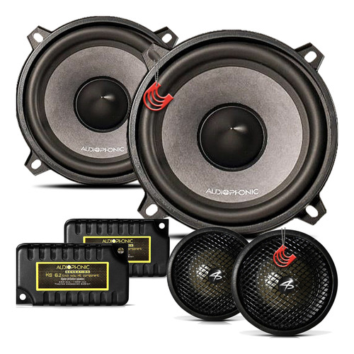 Kit Duas Vias 5 Polegadas Audiophonic Sensation Ks 525 220w