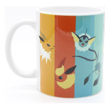 Taza Eevee Evoluciones - Pokemon (taza Lisa)