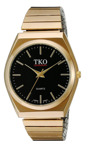 Tko Reloj De Oro Negro Banda De Expansión Estuche Delgado De