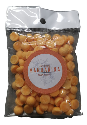 50grs Waxmelt En Lunetas Con Aroma De Mandarina En Naranja