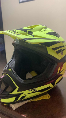 Casco Cross Shiro Helmets Mx-743 ( Usado )