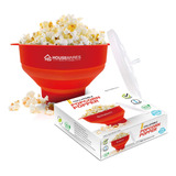 Collapsible Silicone Microwave Hot Air Popcorn Popper Bow...