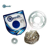 Cadena Y Piñones-  Para Moto Boxer Platino Ct100