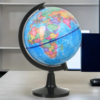 Globo Terráqueo Giratorio Didáctico Español Mapa Mundo 14cm | Meses sin interés