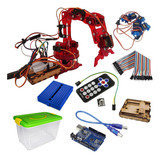 Brazo Robotico Kimo Kit Control Remoto + Arduino Uno - Rojo