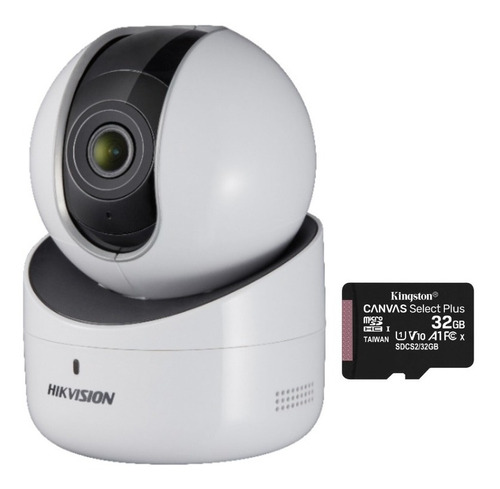 Camara Ip Wifi Domo 360° Hikvision Hd Audio + Memoria 32gb