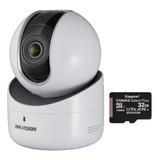 Camara Ip Wifi Domo 360° Hikvision Hd Audio + Memoria 32gb