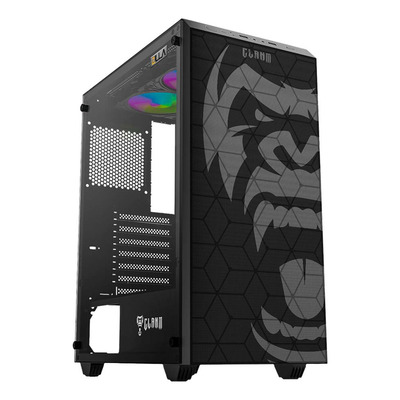 Gabinete Gamer Clanm Zilla Lateral De Vidro Mid Tower
