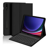 Funda Con Teclado Para Samsung Tab S9 Plus / S9 Fe Plus 12.4