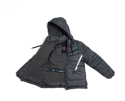 Campera De Nena | Abrigo | Relleno | Polar | T 4-16 | 3721g