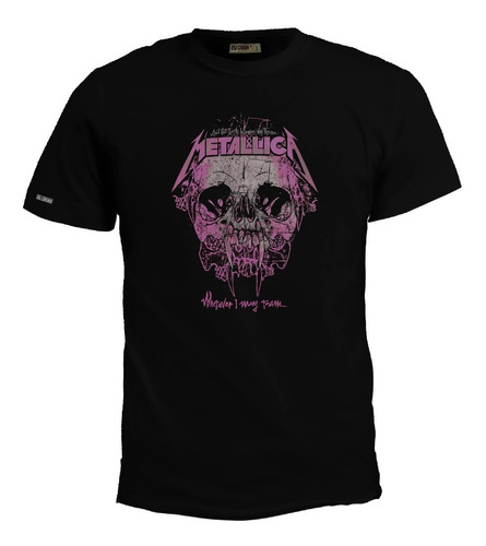 Camisa Metallica Calavera Banda Rock Metal Bto