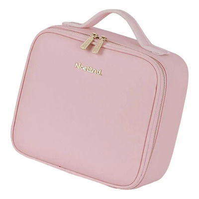 Estuche De Maquillaje Travel Train Con Espejo De Luz Led Bb