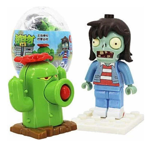 Figura Bloque Construcción Plantas Vs Zombie Nro. Pvz050151