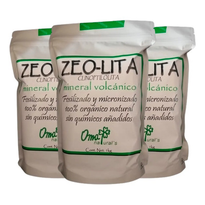 Zeolita Clinoptilolita Micronizada Activada 3kg | Meses sin interés