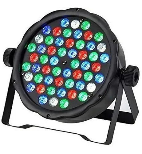 Foco Slim Par 54 Led Rgbw Luces De Fiesta