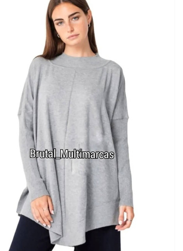 Sweater Mujer Bremer Oversize Amplios Largos Abarca Xl Xxl