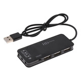 3puerto Usb2.0 Hub Y Adaptador Externo Micrófono  -a