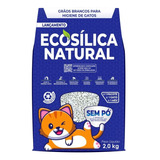 Areia Sanitária Sílica Ecologica Natural Grossa Prógato 32kg