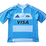 Camiseta Rugby Argentina 2008, Pumas Uar, adidas, Talla S