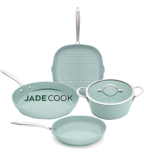 Jade Cook Batería De Cocina + Jade Cook Grill - Cv Directo